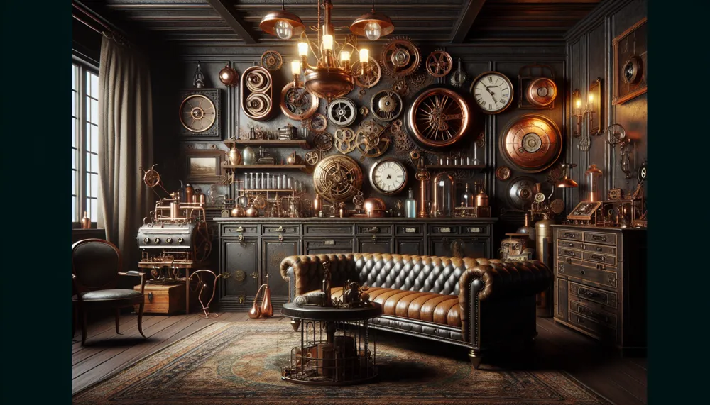 Steampunk inredning – industristil möter fantasi